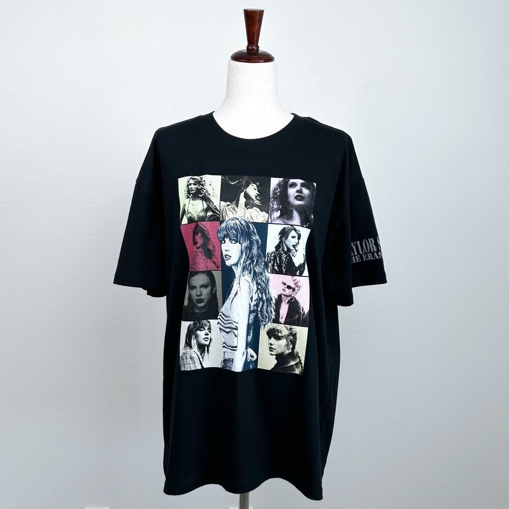 Taylor Swift Official The Eras Tour Merch Crewneck Concert Short Sleeve T-Shirt
